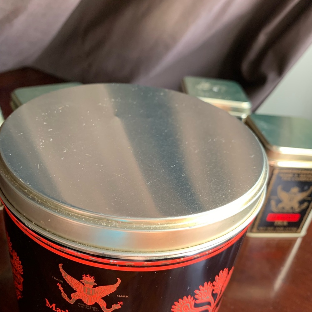 Lot of 5 Metal Tea Tins from Mark T. Wendell Tea Company - Picture 11 of 16